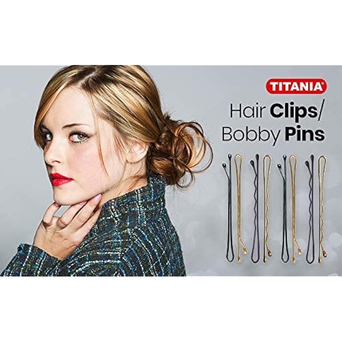 Titania Hair Pins Set, 30 Pieces - Black - Image 2